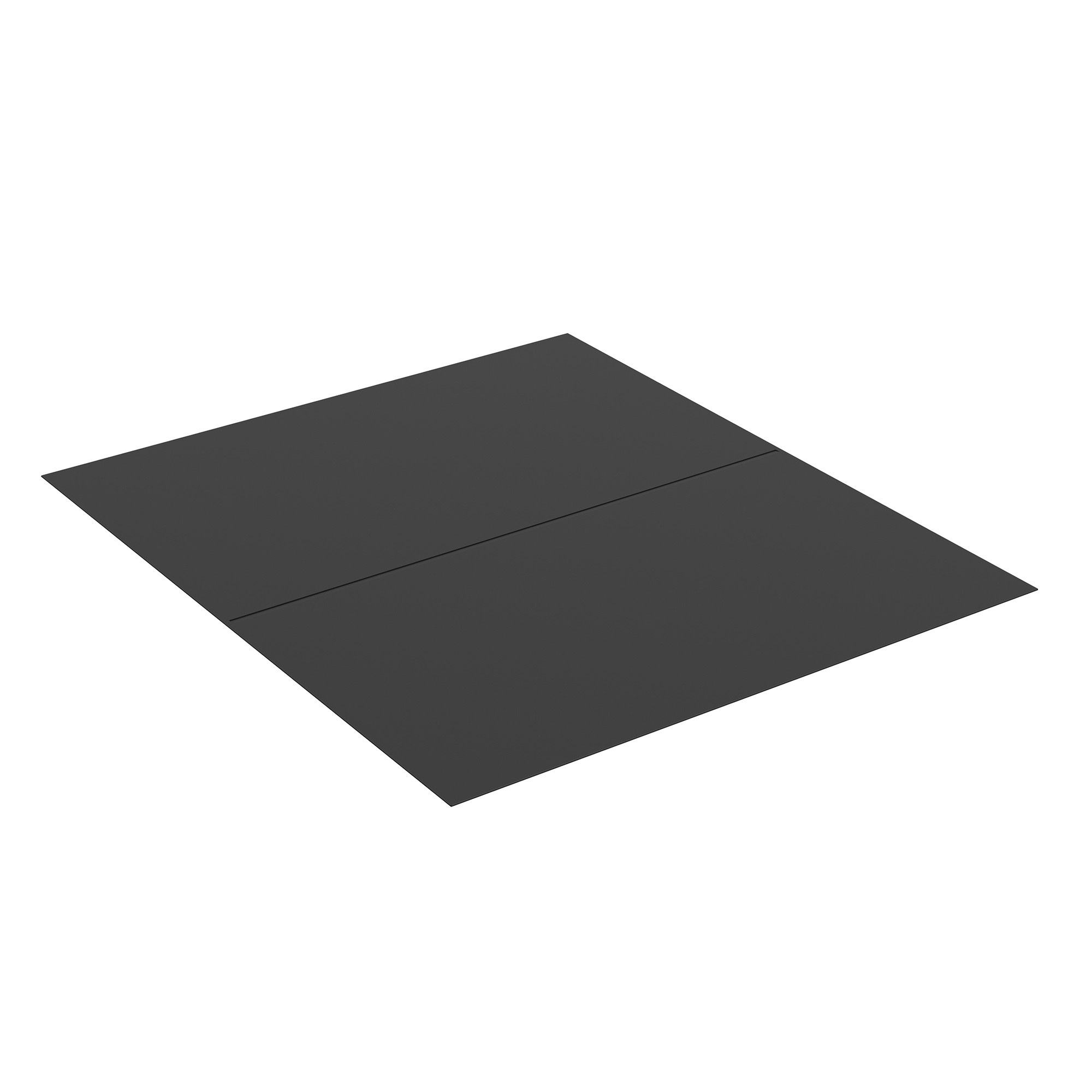 Black Steel Hearth Pad 46 3/4'' x 54'', Model #AC02788